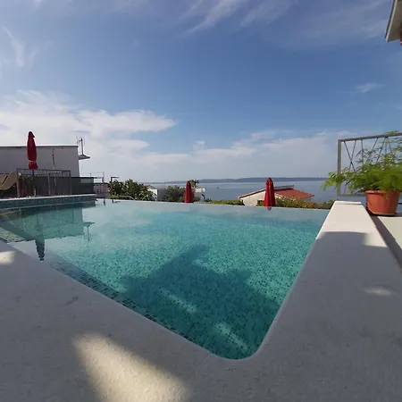Stunning Sea View With Infinity Swimming Pool A1 Trogir